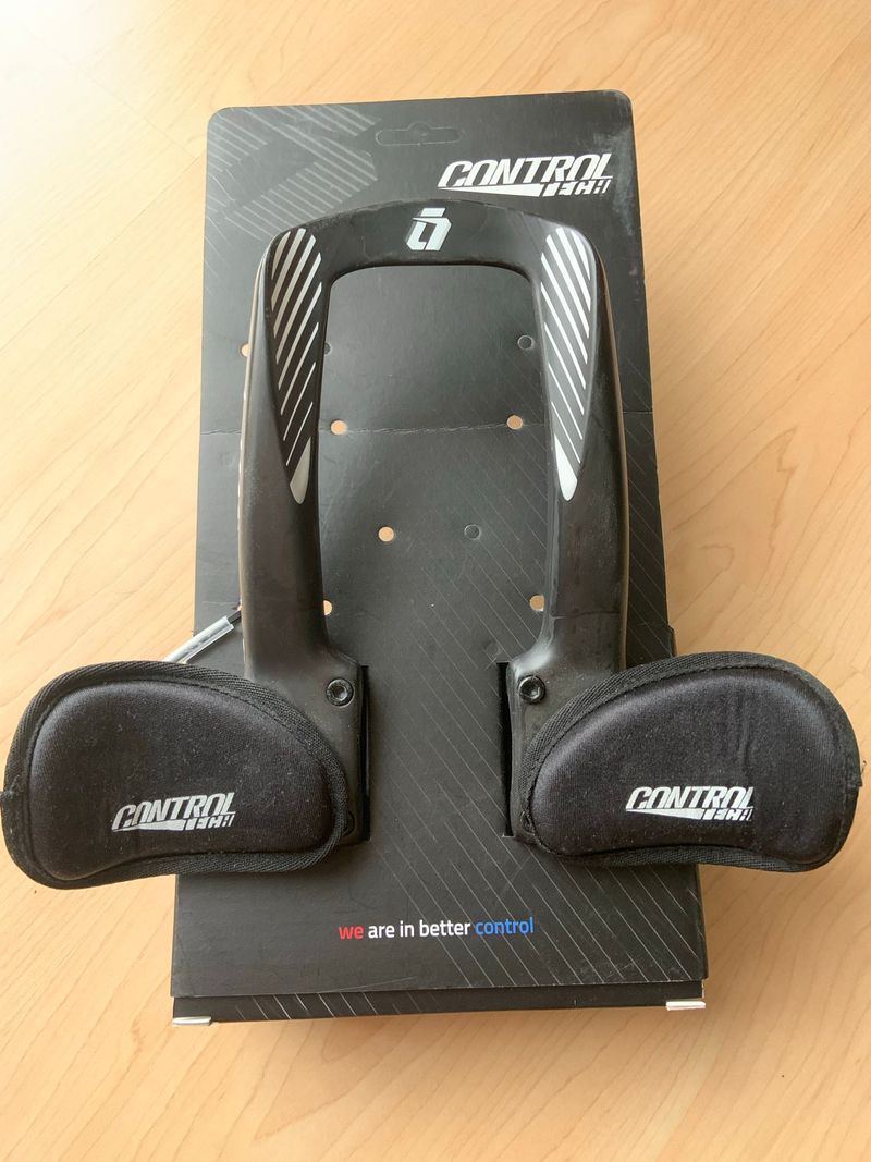 Used Controltech Impel Mini Clip-On TTH-13 Carbon Extensions Cockpit