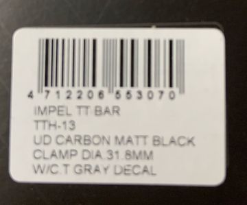 Used Controltech Impel Mini Clip-On TTH-13 Carbon Extensions bike — image 3 of 3