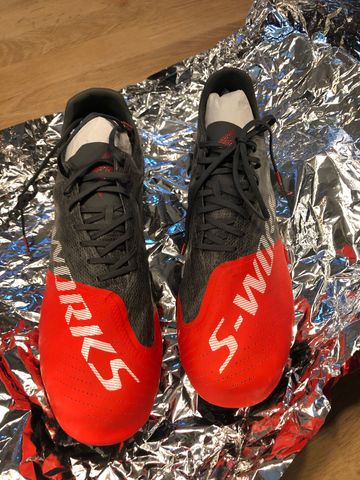 Brugt Specialized S-Works EXOS 99 LTD Edition Size 47 Cycling Shoes