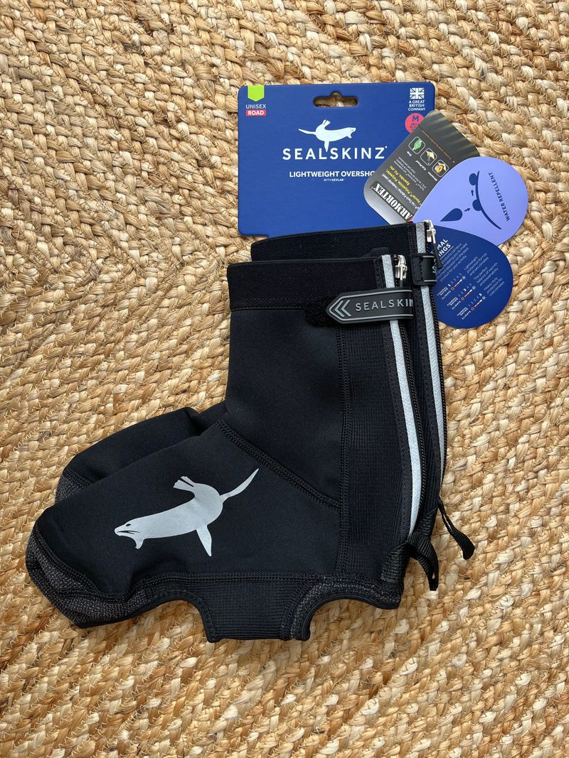 Used Sealskinz neoprene kevlar guêtres surchaussures vélo taille M 39-42 Cycling Clothing