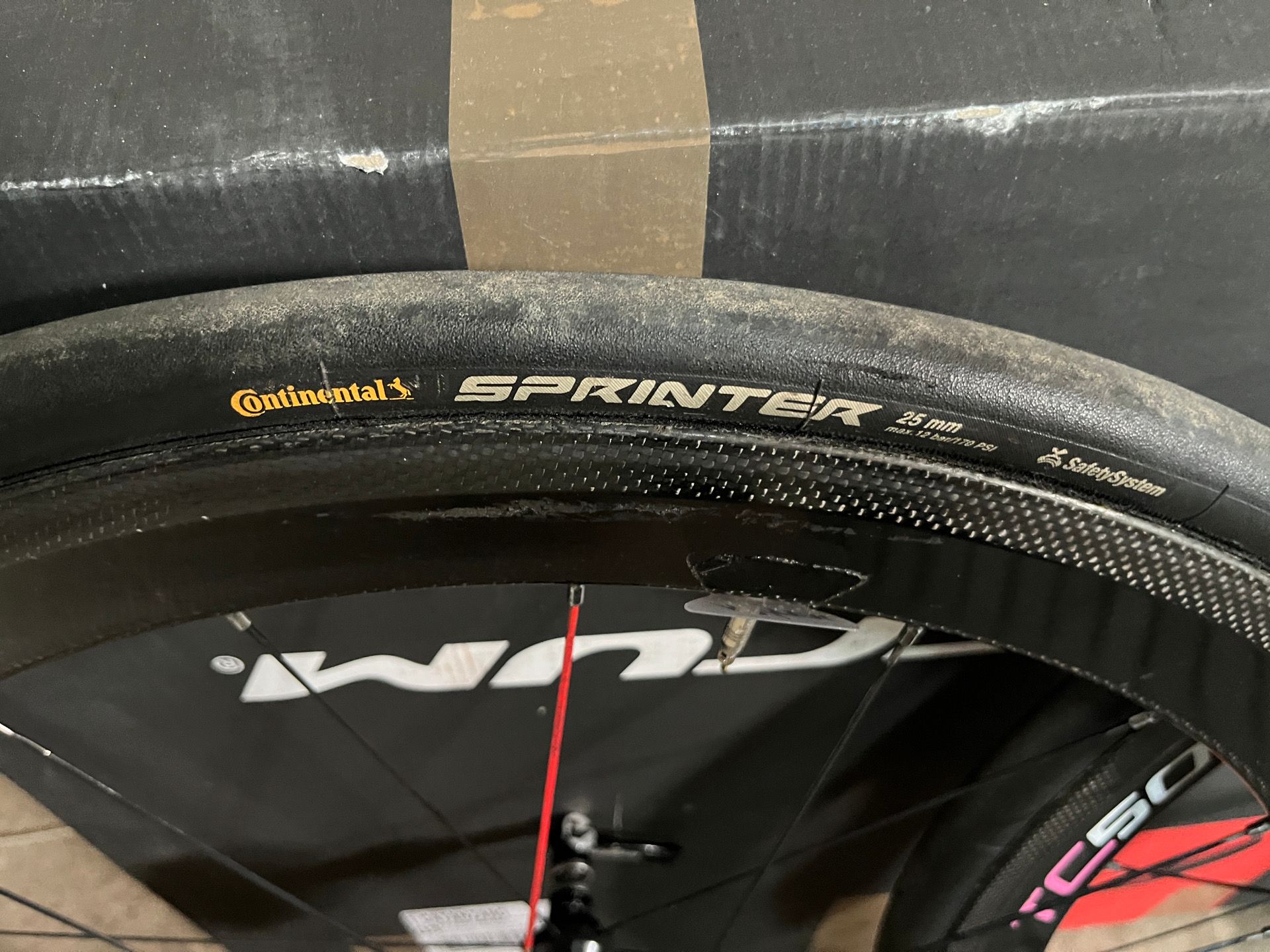 Vision TC50 Carbon Tubular Wheelset
