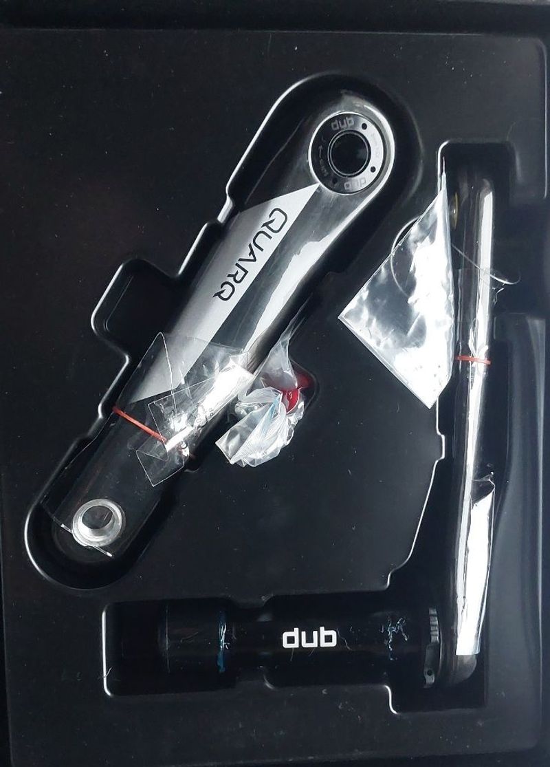 Used Sram Quarq DUB Carbone Drivetrain & Pedals