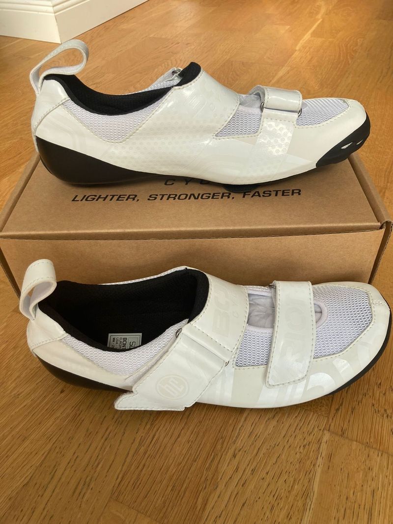 Used BONT CYCLING Riot TR+ Triathlon Shoes 45 Size Cycling Shoes