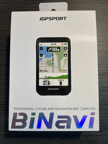 Used iGPSPORT BiNavi GPS Bike Computer 2026 bike — image 1 of 4
