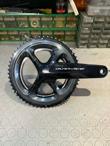 Shimano DURA-ACE 9100. 11s. FC-R9100. 56/44T. 172.5mm Drivetrain & Pedals usato