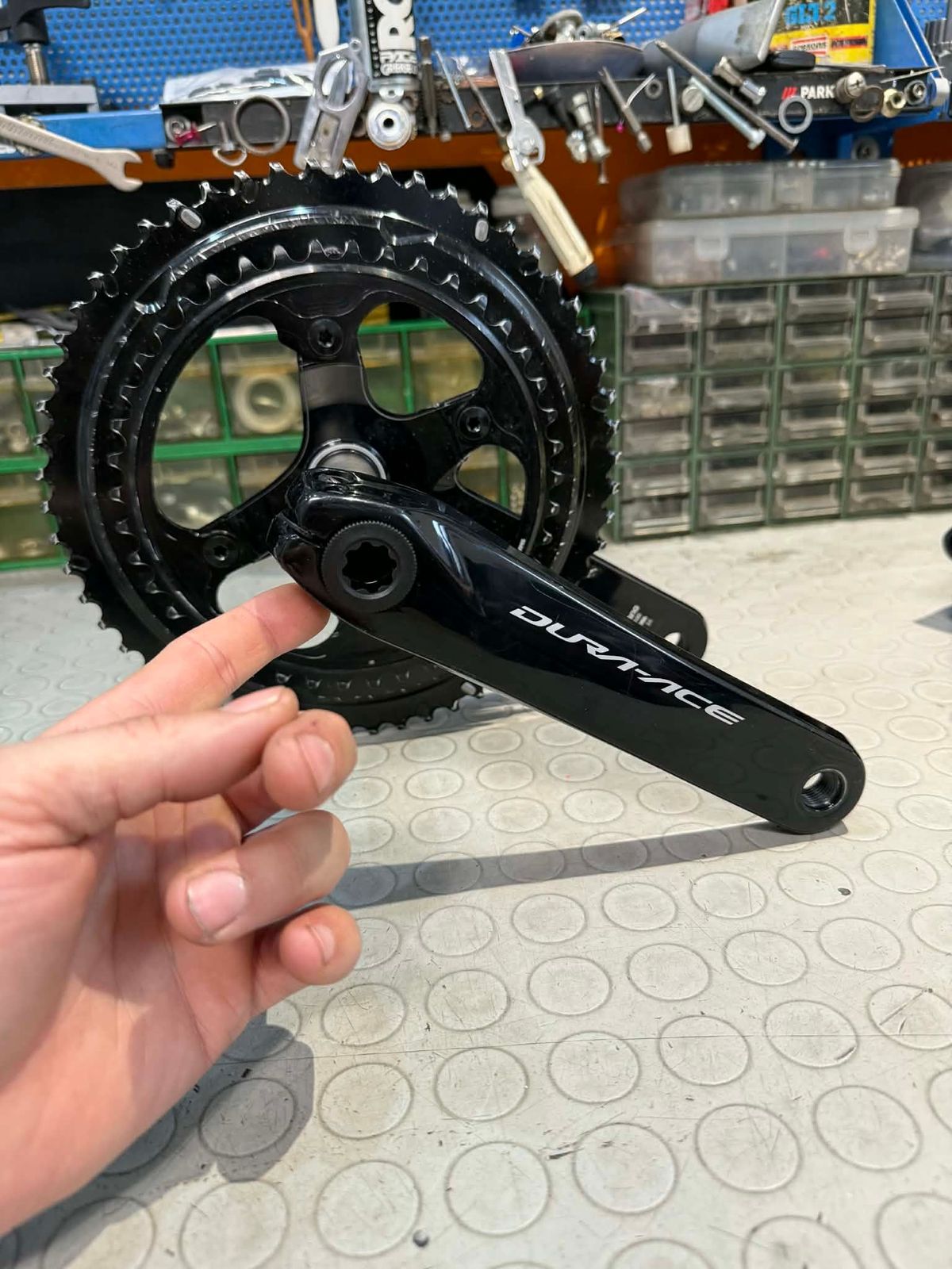Shimano DURA-ACE 9100. 11s. FC-R9100. 56/44T. 172.5mm | buycycle