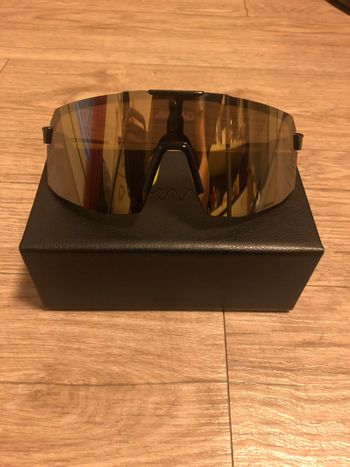 Used 4KAAD BEAT RACE Sportbrille Schwarz & Gold ZEISS Spiegelglas bike — image 2 of 4