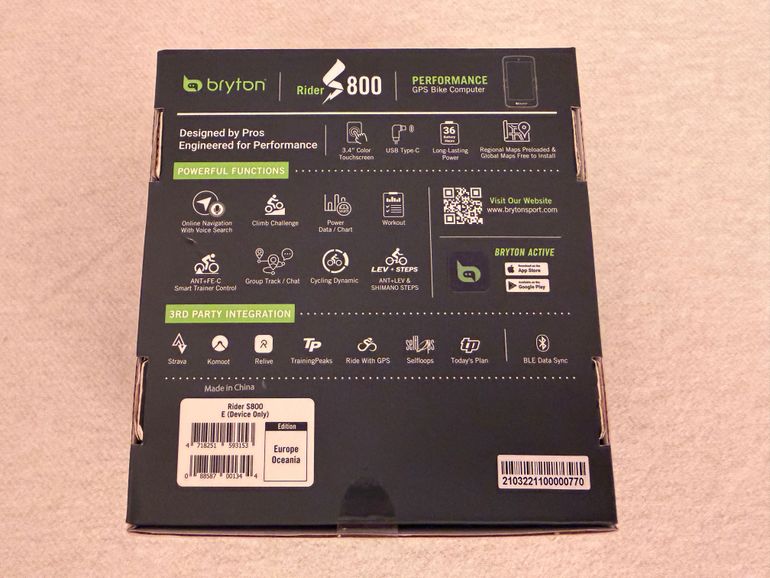 Used Bryton Rider S800 GPS 2025 bike — image 3 of 3
