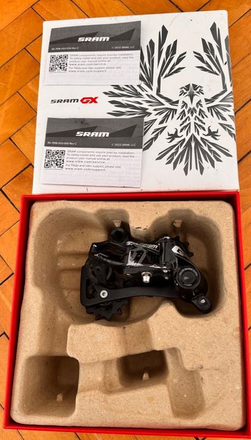 Brugt Sram GX 1x11 Rear Derailleur Black Drivetrain & Pedals