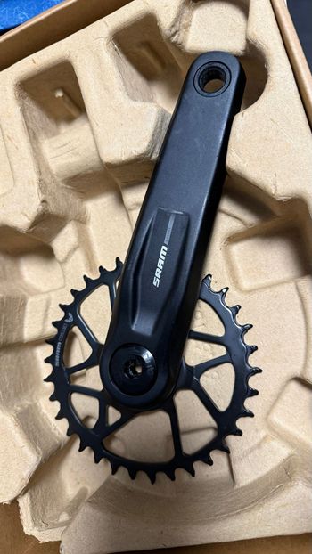 Used Sram S1000 Eagle Transmission DUB 55mm CL 34T 2025 bike — image 2 of 4