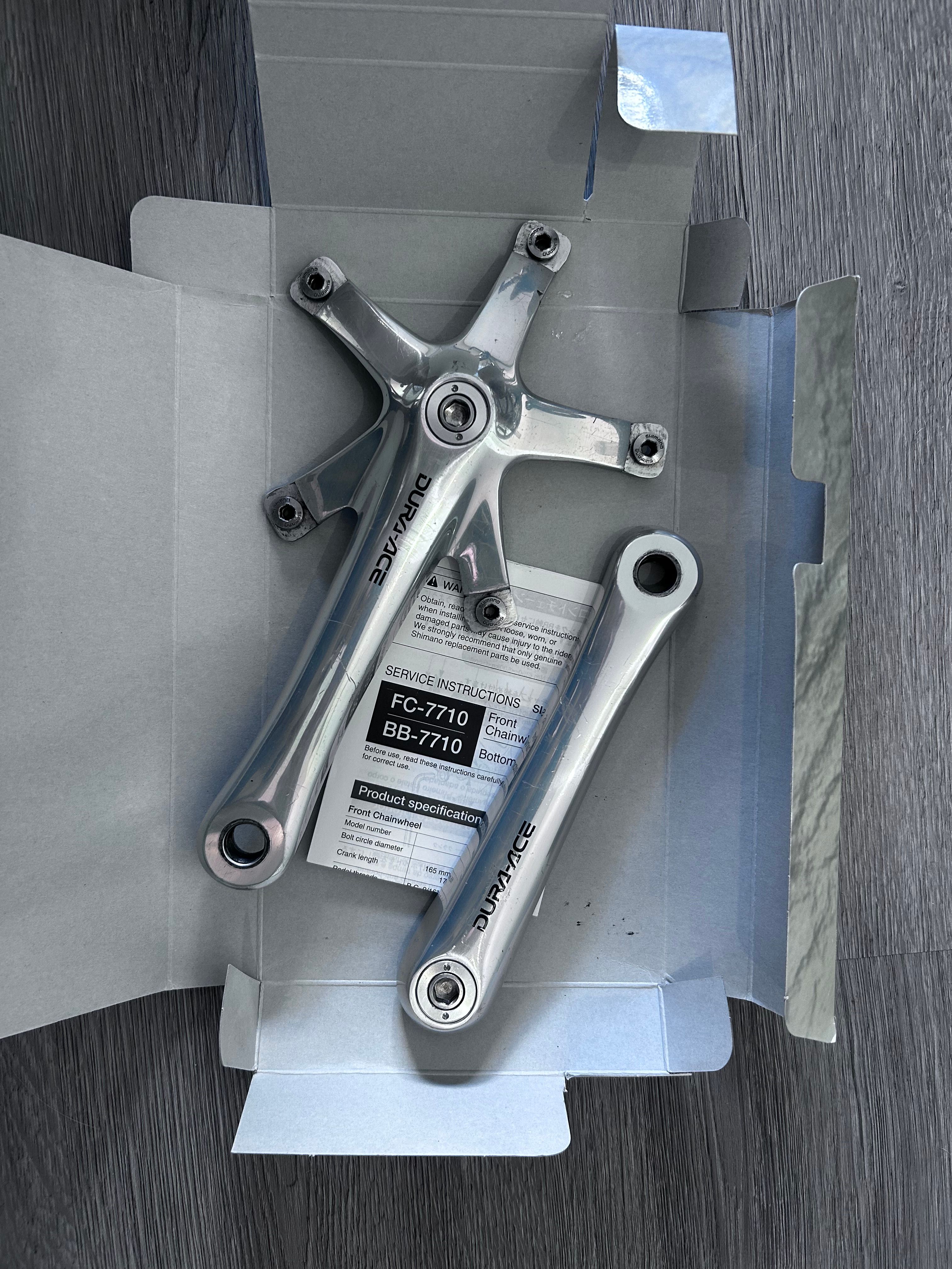 Used Shimano Dura-Ace FC-7710 Track Crankset – $ 338 | buycycle