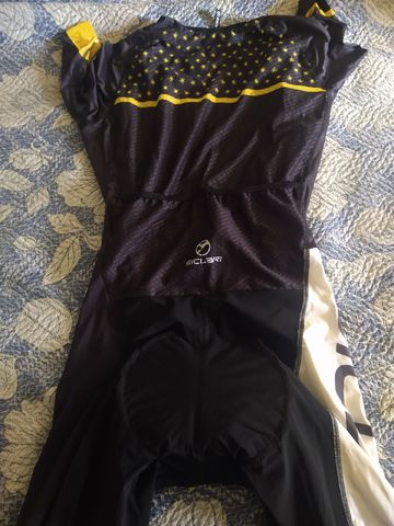 Used Sicleri Skin Suit Cyclocross CX Short Sleeve Size XL Skiing & Skitouring