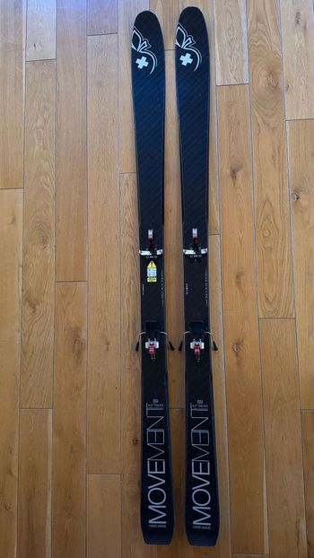 Movement, Alp Tracks 185cm with ATK CREST 10 Bindings and Pomoca Tour Pro Skins