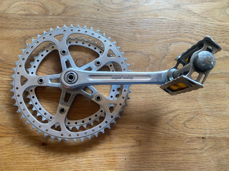 SUGINO SUPER MAXY 34-50T クランク Sugino Super Maxy Crankset 170mm 54/42