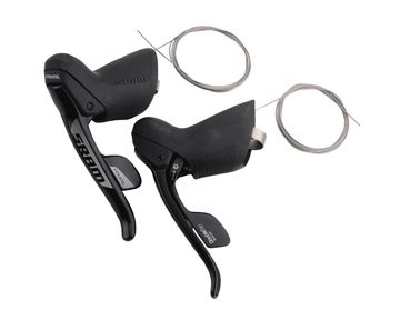 Käytetty Sram Rival 22 DoubleTap Mechanical Shifters Set 2x11-Speed Black Drivetrain & Pedals