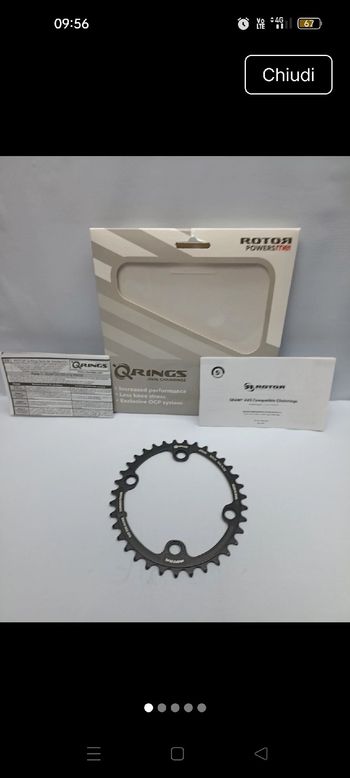 Käytetty Rotor Q-Rings BCD107 35t bike