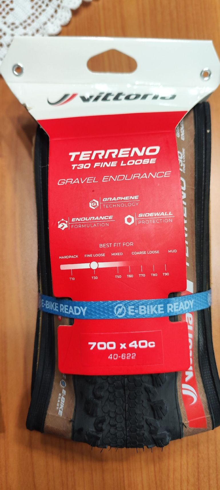 Used Vittoria Terreno Tubeless 700 x 52 Black / Brown 700 x 54 2026 bike — image 2 of 3