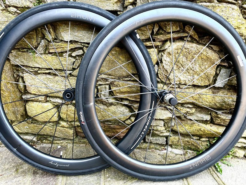 Used Hunt Wheels Carbonio 44 UD Carbon Spokes Wheels