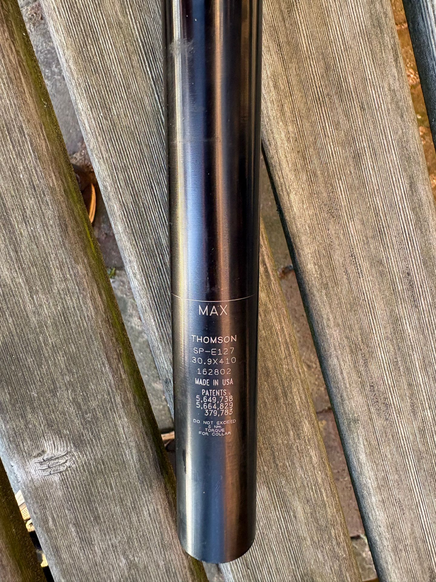 Thomson Seatpost | Masterpiece Elite - x Inline 30.9 Carbon Black 