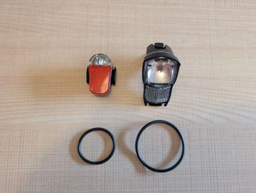Gebrauchtes Spanninga Éclairage vélo LED avant + arrière – neufs – à piles Cycling Accessories