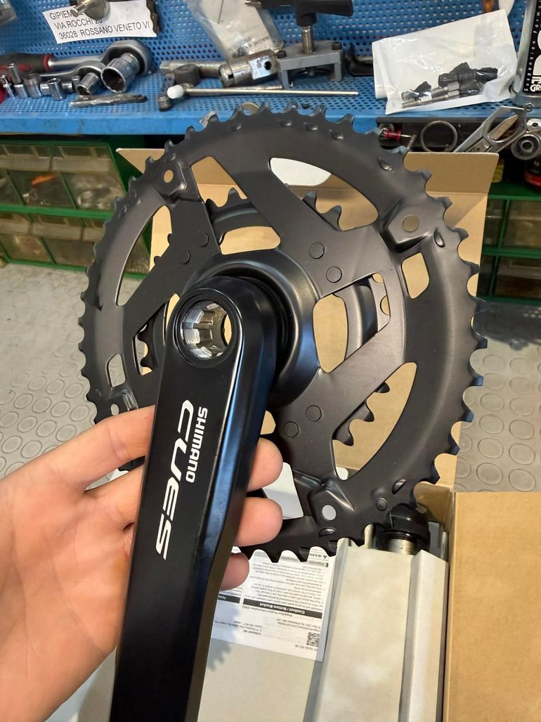 Used Shimano CUES. 175mm. 46/30T. FC-U4010. 9/10s bike — image 11 of 11