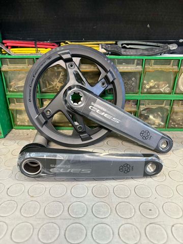 Gebrauchtes Shimano CUES. 1x9/10/11s. 170mm. 40T. FC-U6000 Drivetrain & Pedals