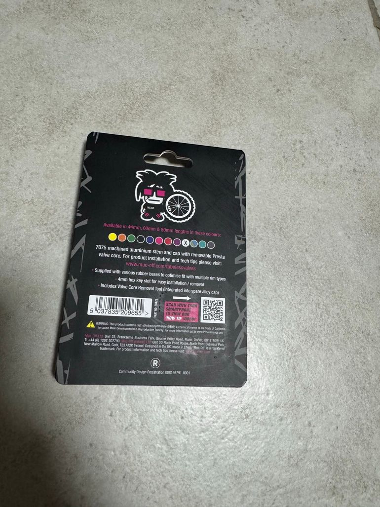Used MUC-OFF valvole tubeless bike — image 2 of 2