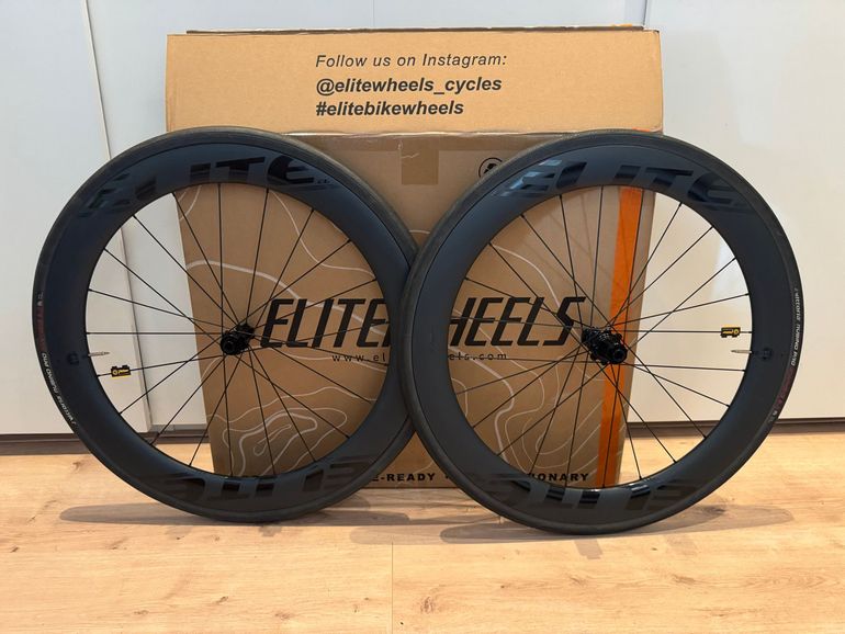 Used Elite-Wheels 60mm Carbon Disc Wheelset 2026 bike — image 10 of 11