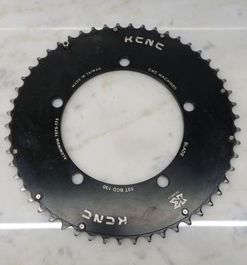 Used Kcnc Blade Chainring 53T 130 BCD Drivetrain & Pedals
