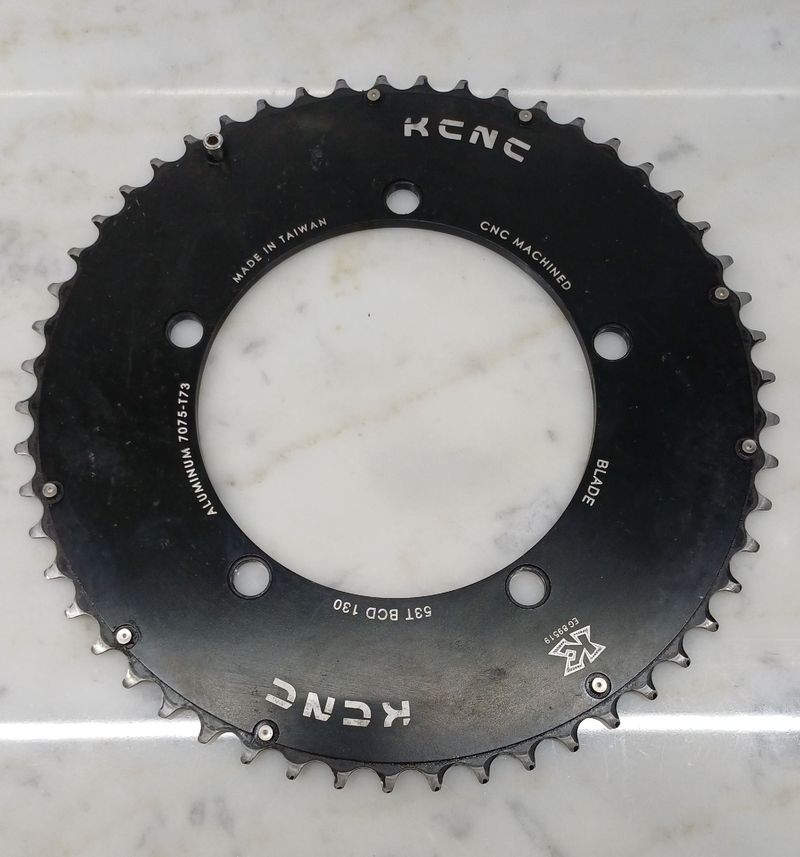 Käytetty Kcnc Blade Chainring 53T 130 BCD Drivetrain & Pedals