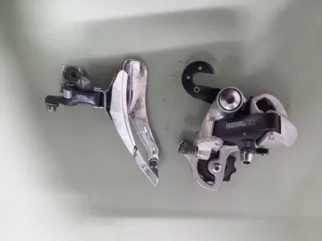 Gebrauchtes Shimano Deore XT FD-M735 1991 Drivetrain & Pedals