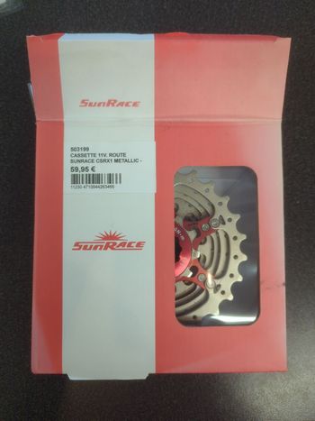 Sunrace, 11v 11-25 Cassette