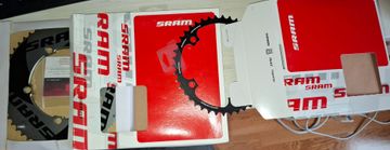 Gebrauchtes Sram Red 130 BCD 55 + 42 11spd Drivetrain & Pedals