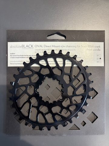 Used Absoluteblack Oval Direct Mount BB30 32t Drivetrain & Pedals
