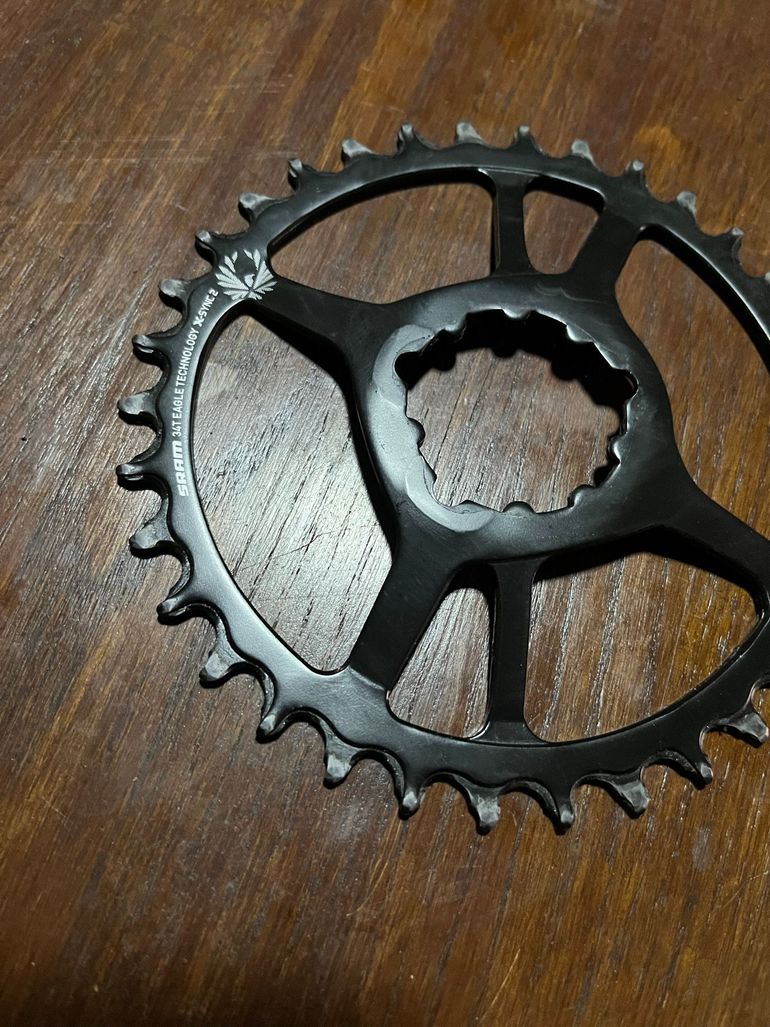Used Sram Eagle X-SYNC 2 Direct Mount Chainring 6mm Offset 34T bike — image 2 of 5