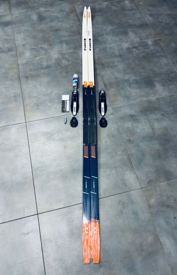 Kastle, XA10 Classic Skin Medium+ Skis with Binding and Impregnation