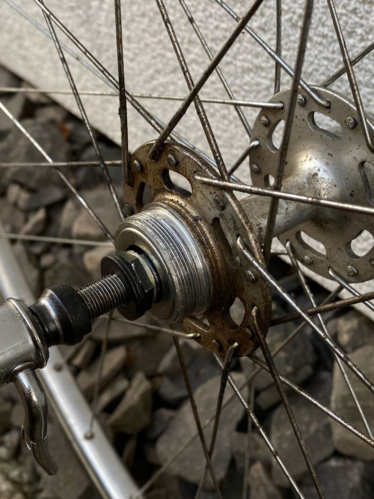 Used SUPER CHAMPION Laufradsatz Schlauchreifen Norma Naben Berg WWS Speichen 1970 bike — image 9 of 12