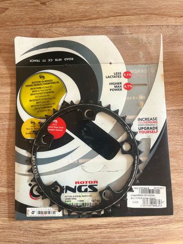Used Rotor Q Ring Inner 34T Drivetrain & Pedals