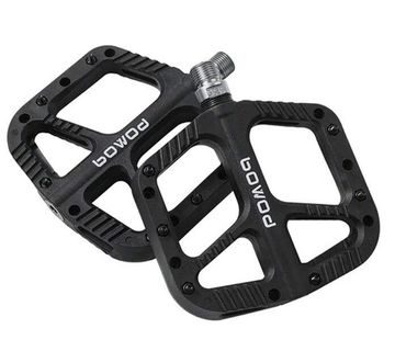 Used BOWOD Pedali Flat MTB Nylon Antiscivolo Cuscinetto Sigillato Drivetrain & Pedals