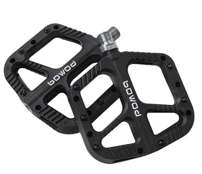 Used BOWOD Pedali Flat MTB Nylon Antiscivolo Cuscinetto Sigillato Drivetrain & Pedals