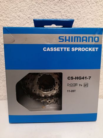Used Shimano Cassettes CS-HG41-7V. x2 bike — image 2 of 2