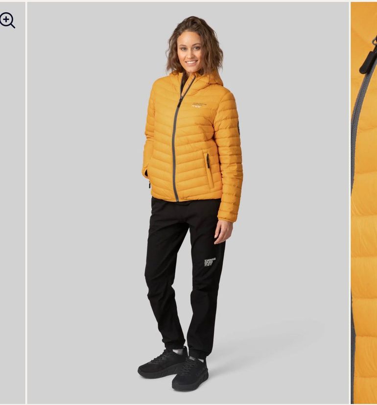 Used Scandinavian Explorer Daunenjacke Gelb Gr. L Unisex 2019 bike — image 11 of 11