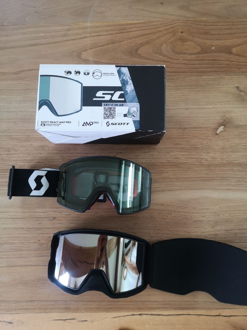 Used Scott React AMP Pro Goggle 2025 Wintersport Accessories