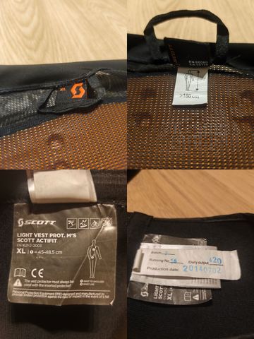 Scott Light Vest Protector Soft Actifit 2026 bike d'occasion — image 4 sur 4
