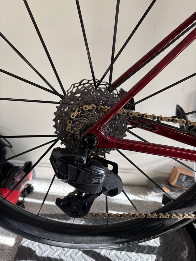 Used Shimano Deore XT Di2 Wireless 12sp Rear Derailleur 2025 bike — image 3 of 8