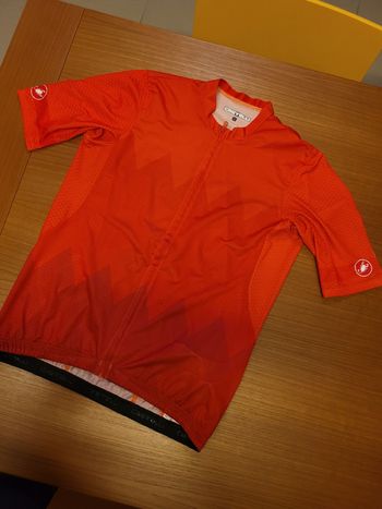 Castelli, Maglia Jersey rosso-arancio