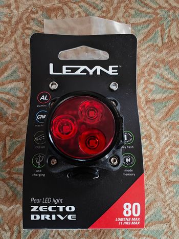 Lezyne, Zecto Drive Rear 80 Lumen