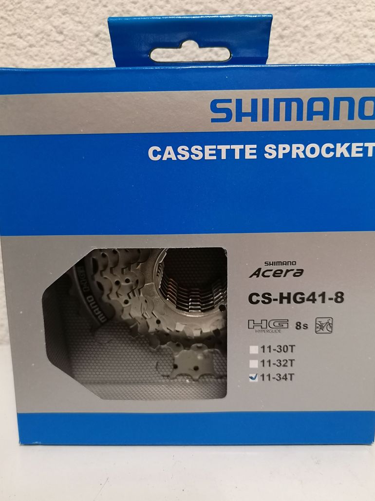 Used Shimano 2 Cassettes CS-HG41 8V. bike — image 2 of 2