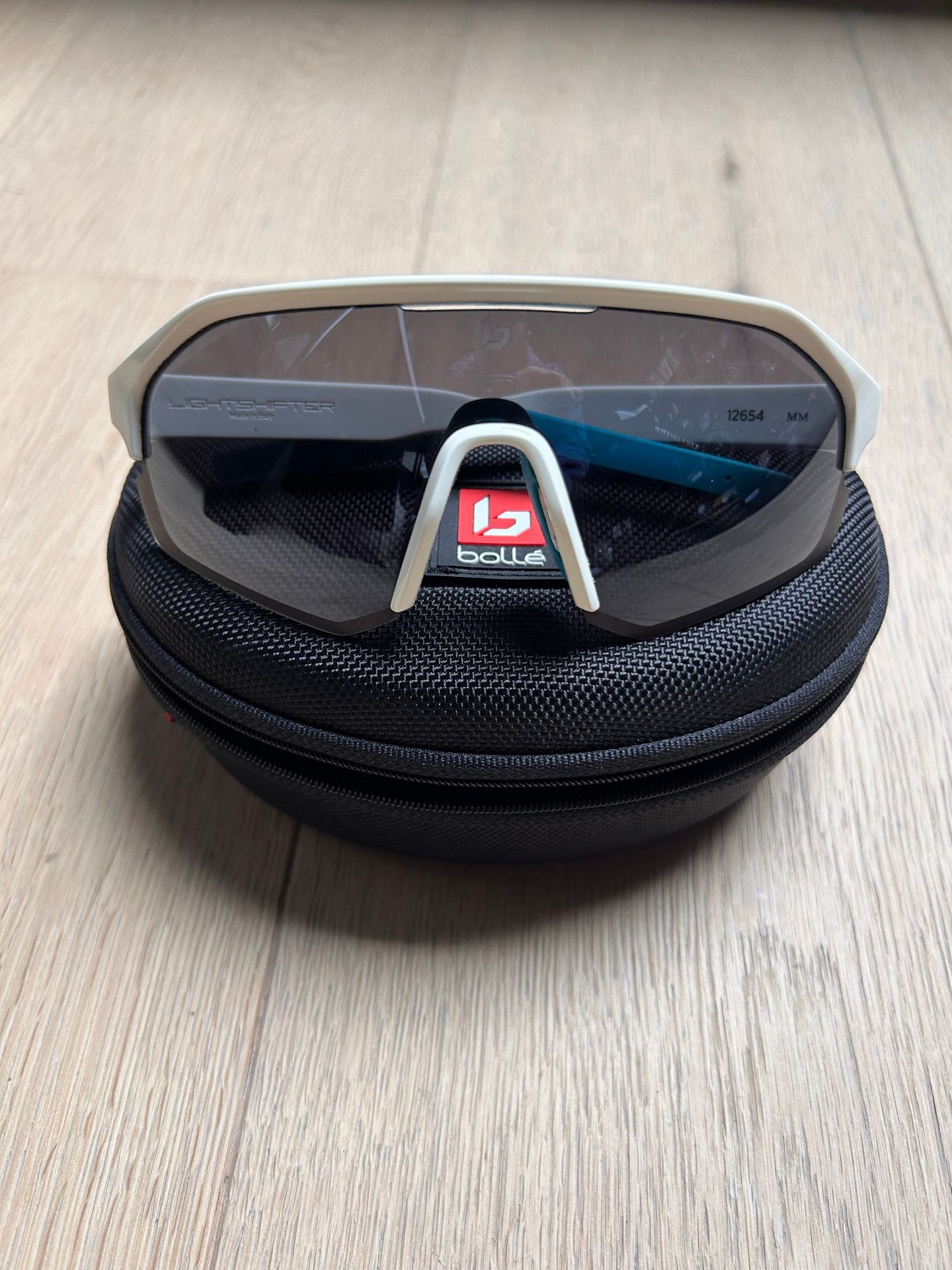 NWT Bolle Lightshifter -BS020009 Black Matte Sunglasses Eyewear Sunglasses With Two Silver Dots Bolle Sunglasses  main image 3