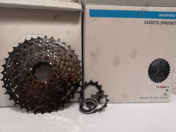 Used Shimano Cassette CS-LG400 9V. 11-36 dts (Linklide) bike